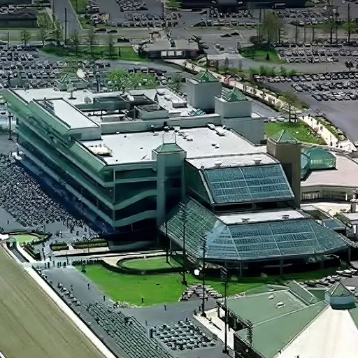 Garden State Park, billed as the Racetrack of the 21st Century, is ready for its grand opening in ten days, in 1985.