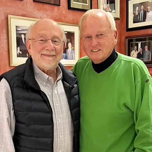 Dr. Joe Bocchini, Brennan’s high school friend and classmate in 2023, sixty-one years after their basketball caper.